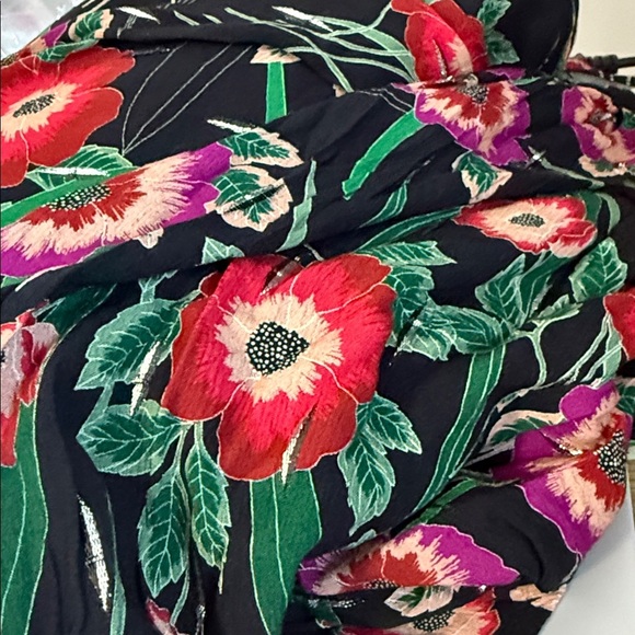 Misa Los Angeles Open Back Floral Maxi Dress NWT SMALL - Picture 6 of 7